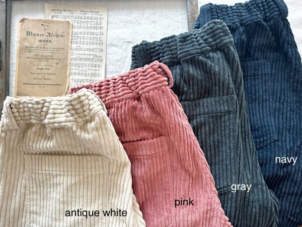 画像14: Luminaes 太畝コーデュロイ トラウザーPT (14)