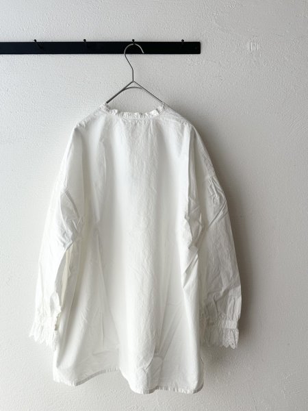 画像6: grin コットンリネンダンプ ピンタックシャツ【クリックポスト(185円)発送可能】 (6)