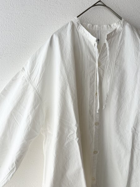 画像3: grin コットンリネンダンプ ピンタックシャツ【クリックポスト(185円)発送可能】 (3)