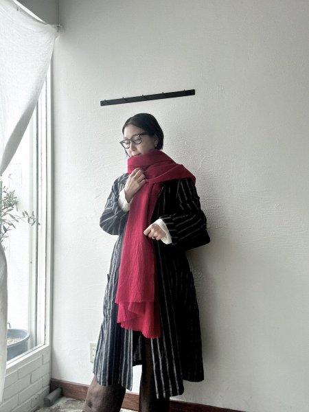 画像2: Vlas Blomme Vintage Multi Stripe アトリエコート (unisex) (2)