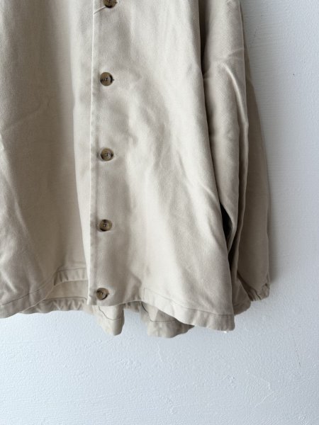 画像8: prit 甘撚ドビースエード起毛 ネルカラー裾ヒモショートブルゾン (8)