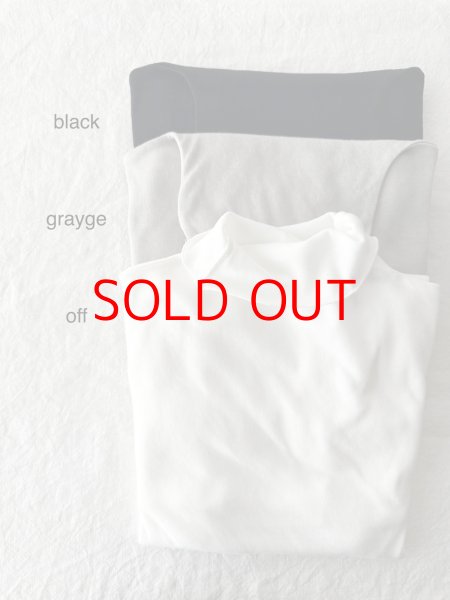 画像8: nouvelles du paradis スーピマ接結ハイネック 【クリックポスト（185円）発送可能】 (8)