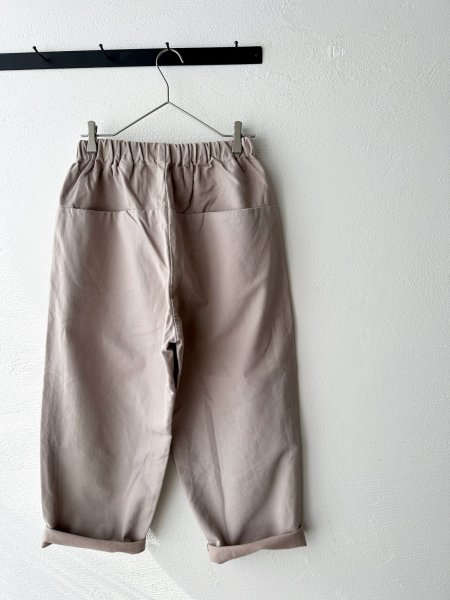 画像5: prit 30/1三本引き揃えドビーツイル両面起毛 コクーンパンツ  (5)