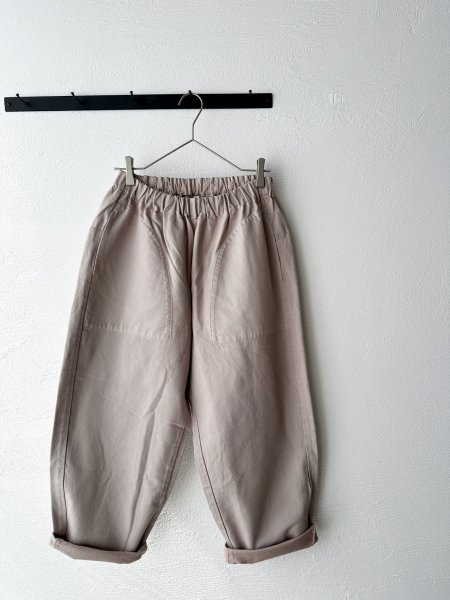 画像3: prit 30/1三本引き揃えドビーツイル両面起毛 コクーンパンツ  (3)