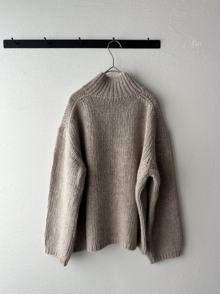 画像14: Véritécoeur ハンドニットハイネックプルオーバー (14)