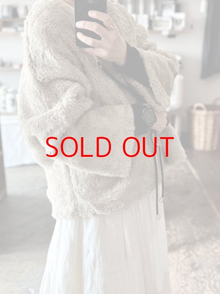 画像4: Véritécoeur リネンウールショールジャケット (4)