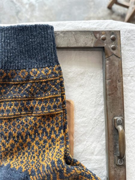 画像8: NISHIGUCHI KUTSUSHITA ウールジャガードソックスS(23~25cm)  (8)