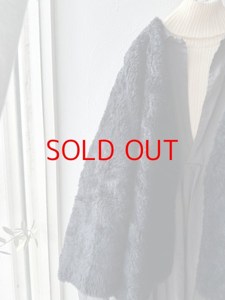 画像8: Véritécoeur リネンウールショールジャケット (8)