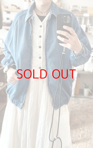 画像2: Véritécoeur ユニセックスデニムブルゾン (2)