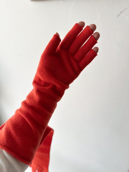 画像3: NISHIGUCHI KUTSUSHITA メリノウール100%アームウォーマー 【3双までクリックポスト可】 (3)