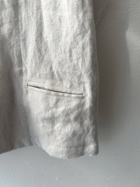画像6: Luminaes 起毛リネン クルーベスト (6)