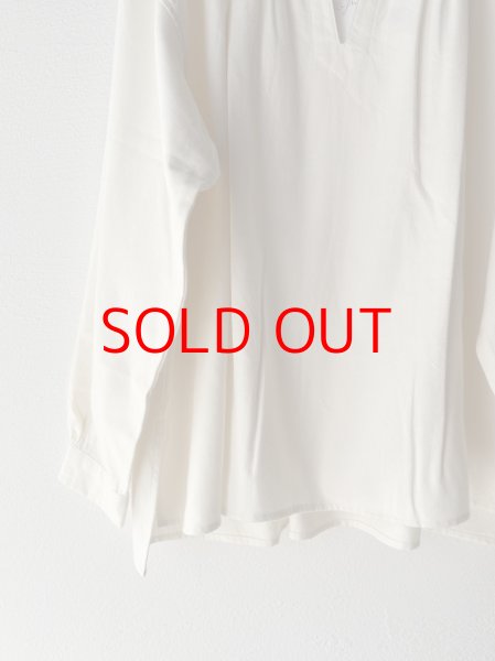 画像13: grin 綿ビエラ スキッパープルオーバー (13)