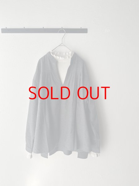 画像7: grin 綿ビエラ スキッパープルオーバー (7)