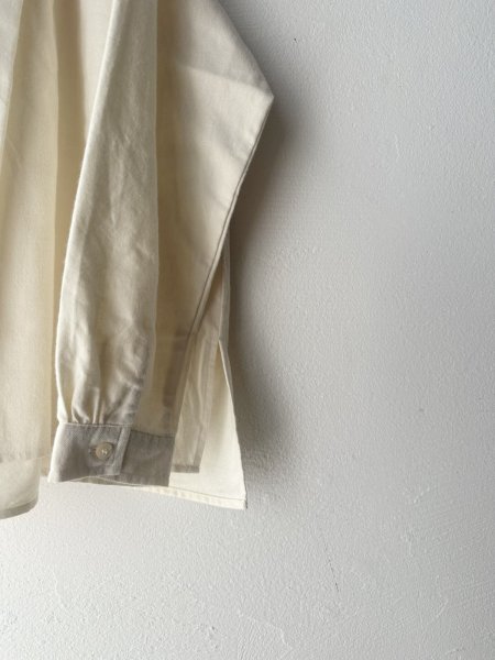 画像9: grin 綿ビエラ スキッパープルオーバー (9)