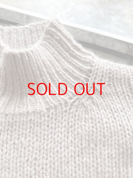 画像7: Véritécoeur ハンドニットハイネックプルオーバー (7)