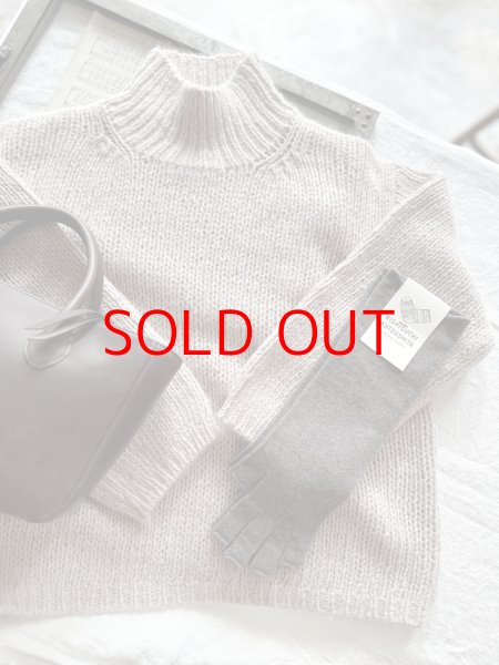 画像6: Véritécoeur ハンドニットハイネックプルオーバー (6)