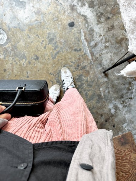 画像5: Luminaes ゆったりコーデュロイパンツ (5)