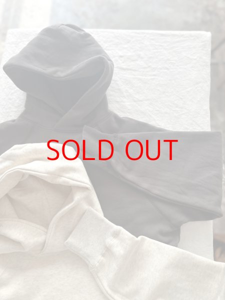 画像1: prit 30/10裏毛起毛 ラグランスリーブ フードプルオーバー  (1)