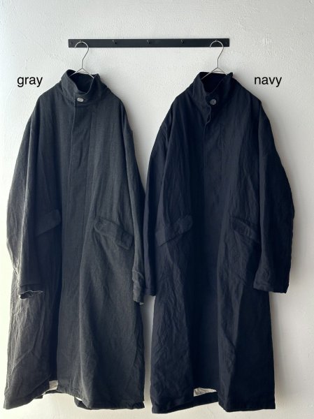 画像3: Véritécoeur ウールリネンコート (3)