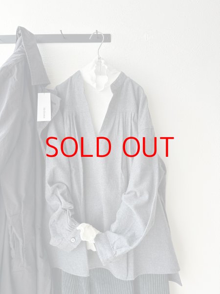 画像4: grin 綿ビエラ スキッパープルオーバー (4)