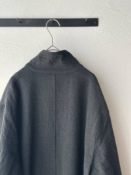 画像11: Véritécoeur ウールリネンコート (11)