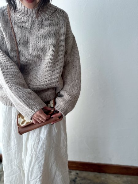 画像5: Véritécoeur ハンドニットハイネックプルオーバー (5)