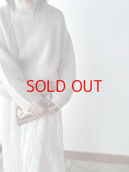 画像5: Véritécoeur ハンドニットハイネックプルオーバー (5)