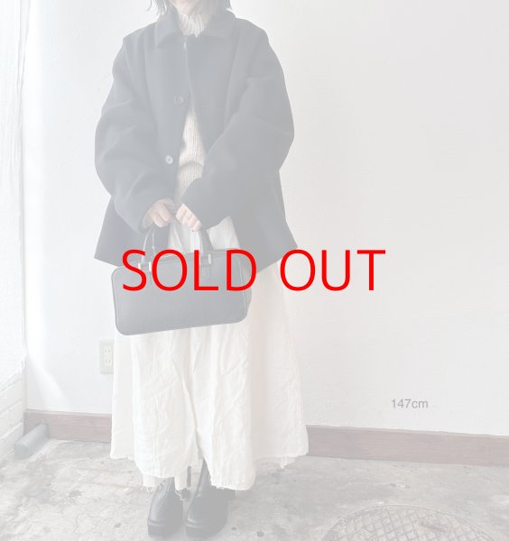 画像2: Véritécoeur メルトンショートコート (2)