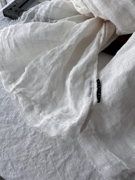 画像3: Luminaes リネンガーゼ ストール (3)