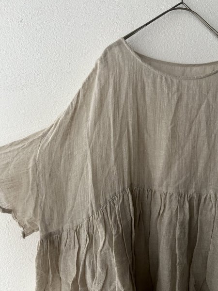 画像6: Véritécoeur リネンギャザープルオーバー (6)