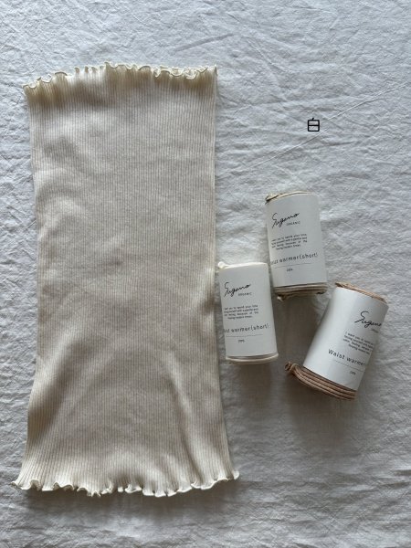 画像1: Sugano ORGANIC ウエストウォーマー（ショート） (1)