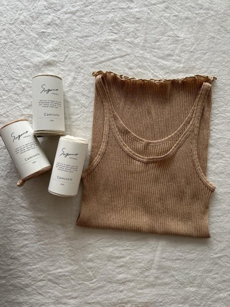 画像2: Sugano ORGANIC キャミソール (2)