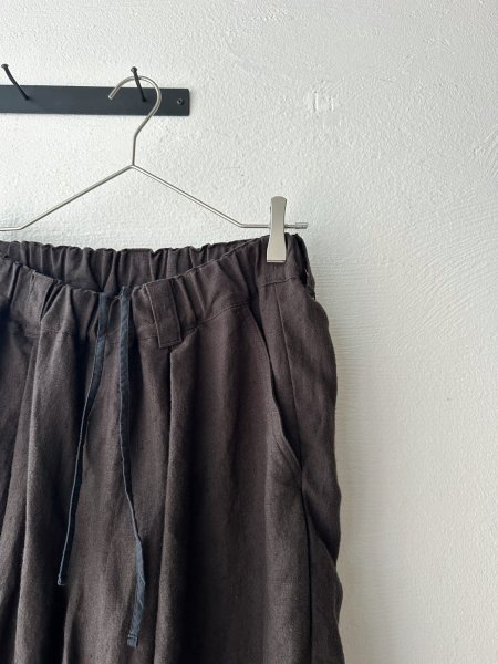 画像12: Luminaes 起毛リネン タックバレルPT (12)