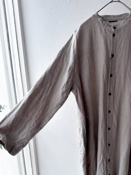 画像5: Luminaes 起毛リネン シャツワンピース (5)