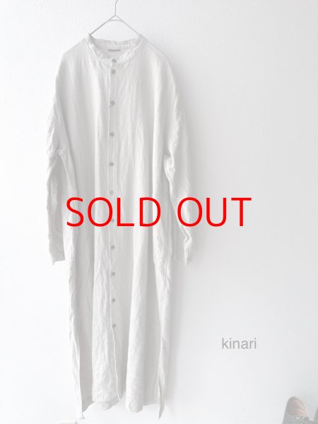 画像4: Luminaes 起毛リネン シャツワンピース (4)