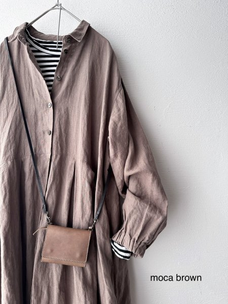 画像7: Luminaes コルトレイクリネン タックワンピース (7)