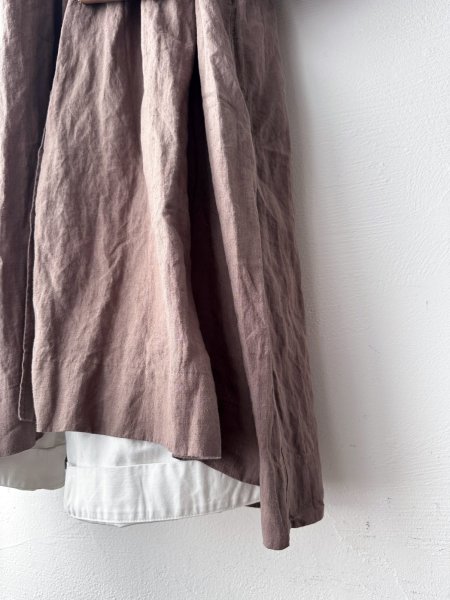 画像8: Luminaes コルトレイクリネン タックワンピース (8)