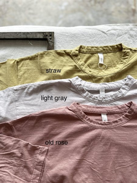 画像7: prit 30/1リサイクルムラ糸天竺 7分袖ワイドＴシャツ (7)