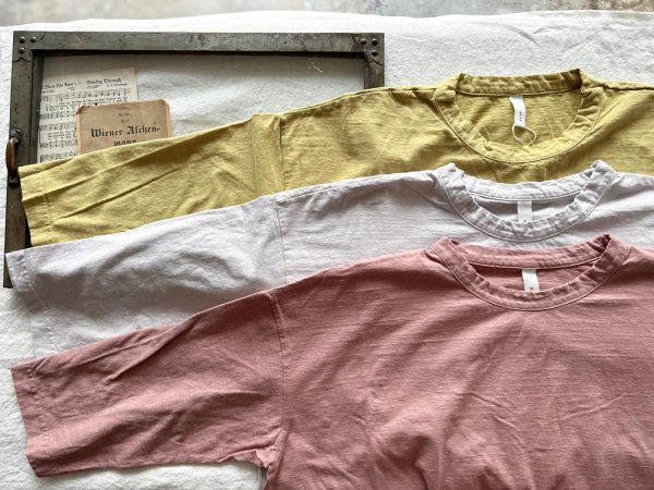 画像1: prit 30/1リサイクルムラ糸天竺 7分袖ワイドＴシャツ (1)