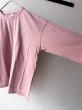 画像3: prit 30/1リサイクルムラ糸天竺 7分袖ワイドＴシャツ (3)