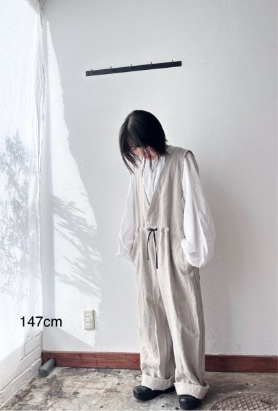 画像3: Luminaes コルトレイクリネン オールインワン (3)