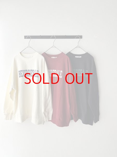 画像1: *sale30%off* NATURAL LAUNDRY ミニ裏毛 ブールサレプリントBigPO【レターパックプラス（600円）発送可能】 (1)