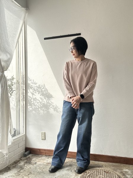 画像6: RINEN 20/1オーガニック裏毛 クルーネック  (6)