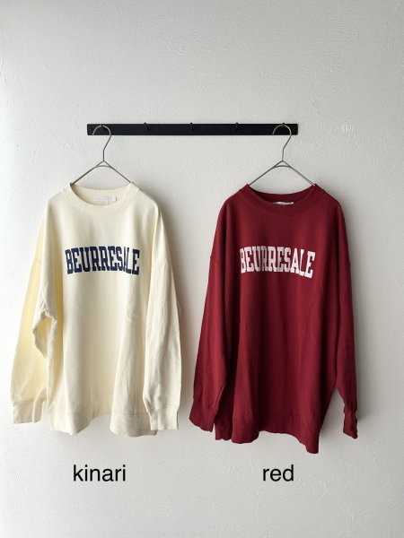 画像2: NATURAL LAUNDRY ミニ裏毛 ブールサレプリントBigPO【レターパックプラス（600円）発送可能】 (2)