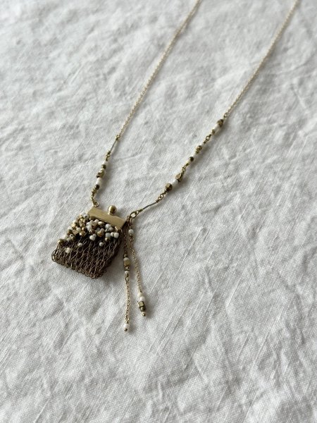 画像1: Vlas Blomme Mesh Pouch ネックレス (1)