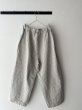 画像7: prit コットンリネンウェザー近江晒加工 タックバギーパンツ (7)