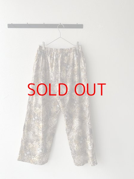 画像10: prit 60/1ローンガーデンプリントワイドパンツ (10)