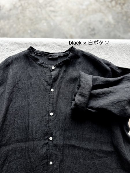画像12: Luminaes 1/60手染めリネン ロングシャツ 【unisex】 (12)