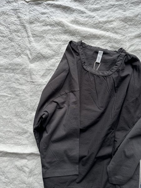 画像10: prit 47/2サイロプレミアム×50/1ブロード 切替7分袖ビッグプルオーバー (10)