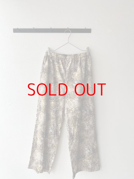 画像5: prit 60/1ローンガーデンプリントワイドパンツ (5)